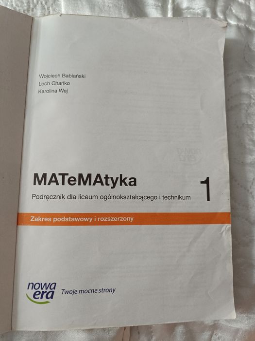 Matematyka 1 Nowa Era