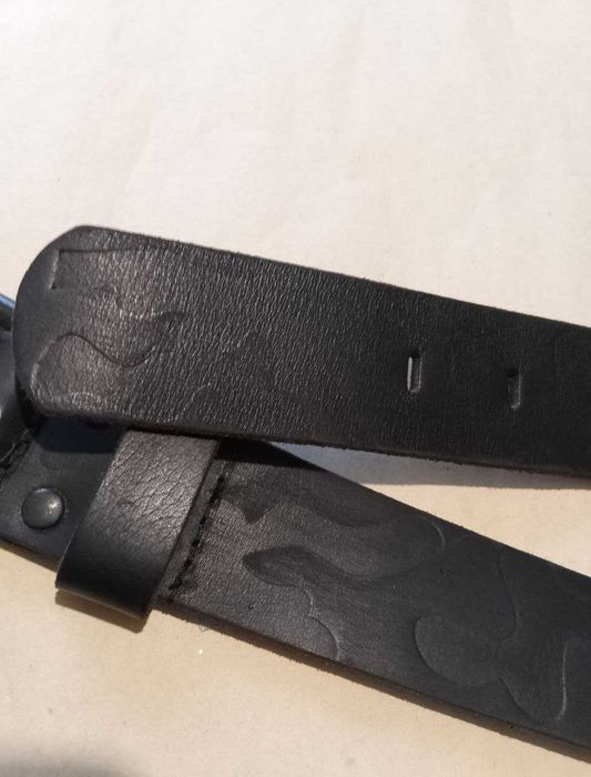 Брутальный мужской кожаный чёрный ремень "G-Star Raw". Оригинал. Новый