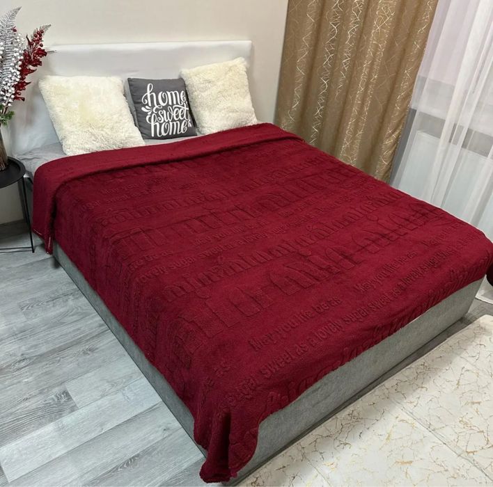 Легкий, м’який та приємний на дотик затишний плед MIU МІУ