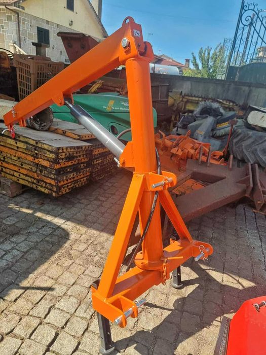Grua guincho hidraulico  reforçado ,para trator agricola rotativa NOVA