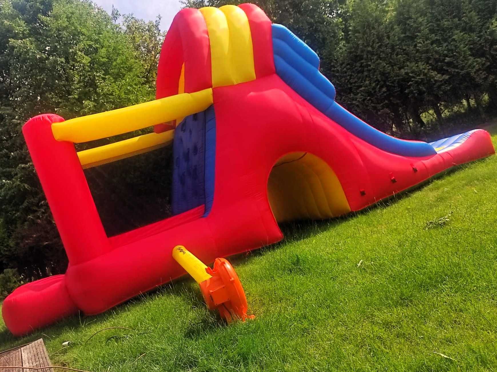 Dmuchaniec Wynajmij zamek z trampoliną i podwójną zjeżdżalnią impreza