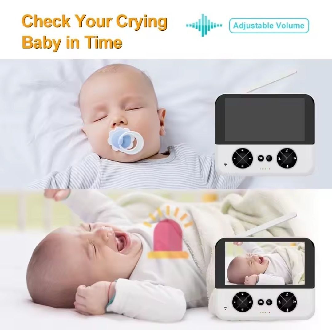 Відеоняня Baby Monitor C5 з поворотною камерою 4.3" екран