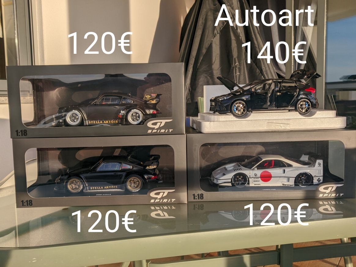 1:18 miniaturas variadas