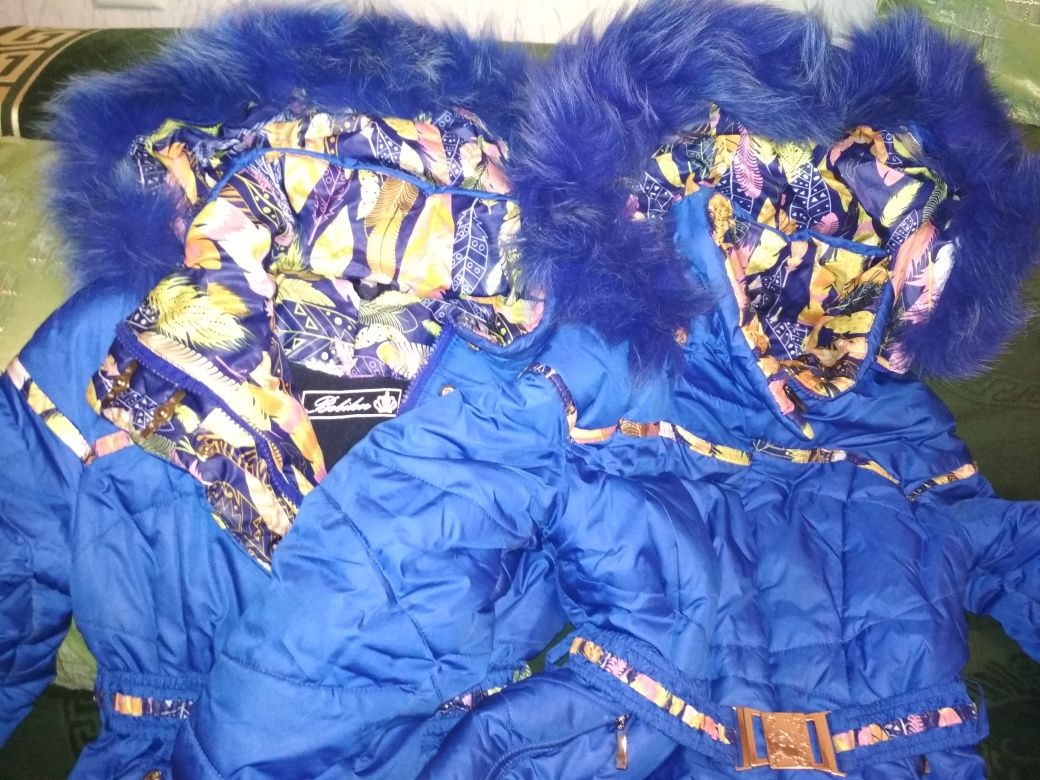 Зимове пальто для близнюків