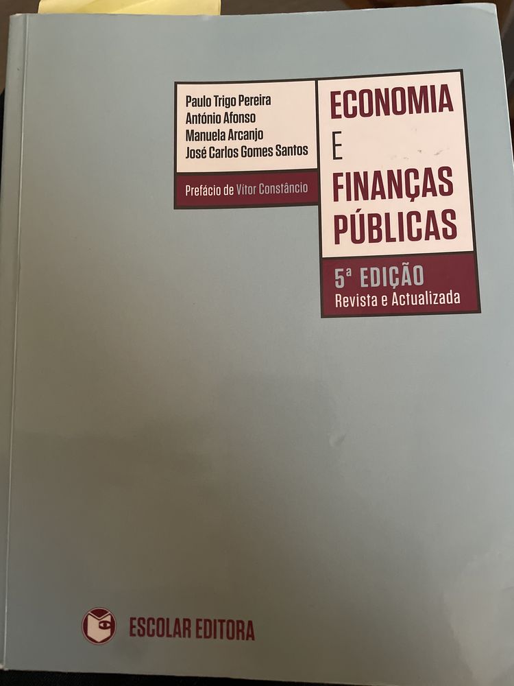 Economua e Finanças Publicas