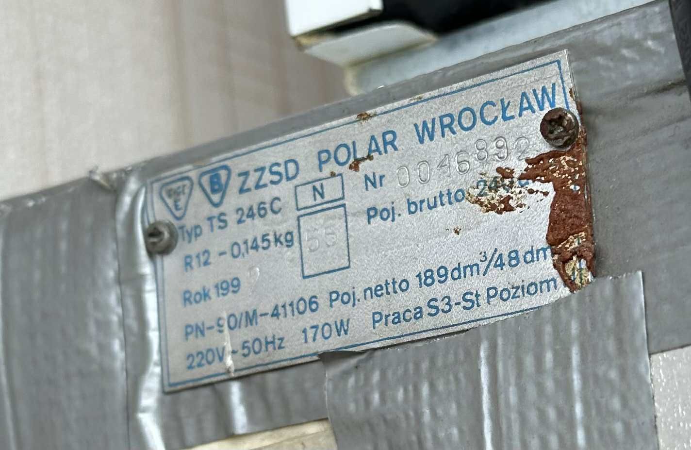 Lodówka z zamrażalka Polar