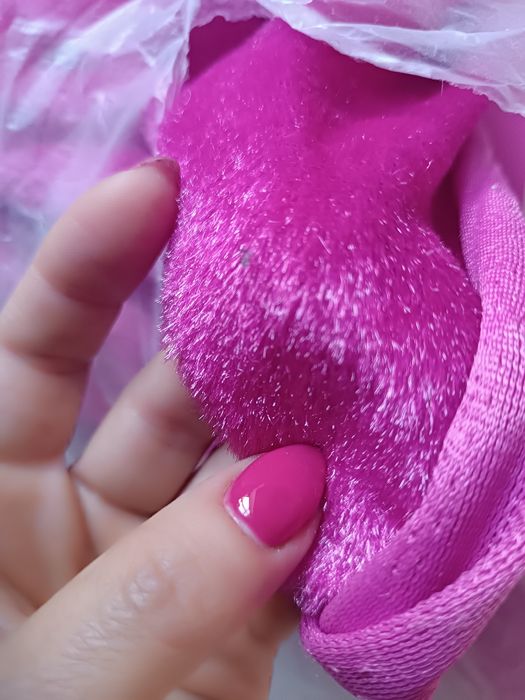 Мех фуксия для худи,игрушек и ДР.