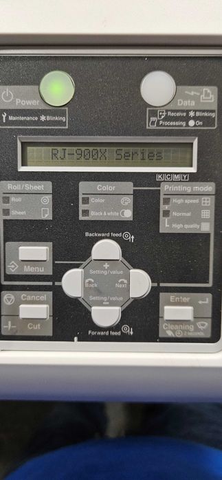 Ploter Mutoh RJ 900 X Szybki - Sublimacja, atrament, NOWA GŁOWICA!