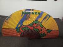 Wachlarz Otto Kern Noa Noa 80's 90's Vintage