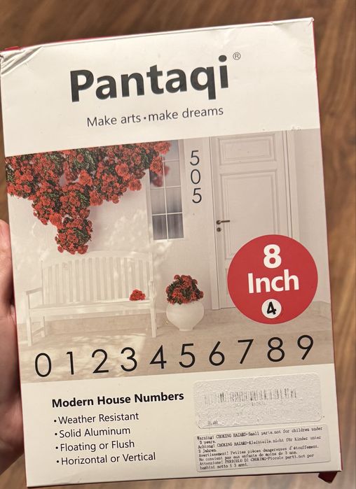 Pantaqi tabliczka z numerem domu 4