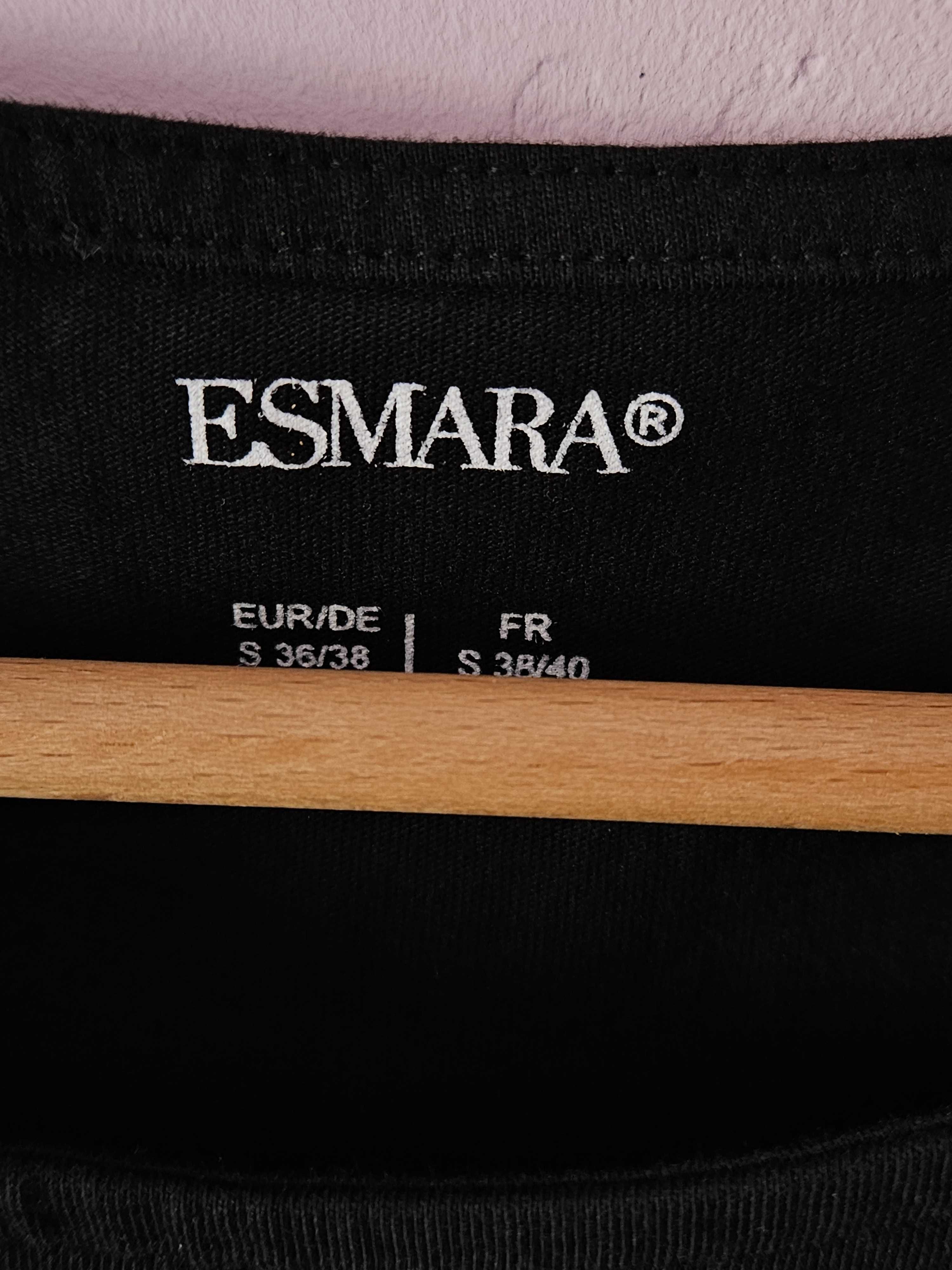 Czarny t-shirt Esmara S