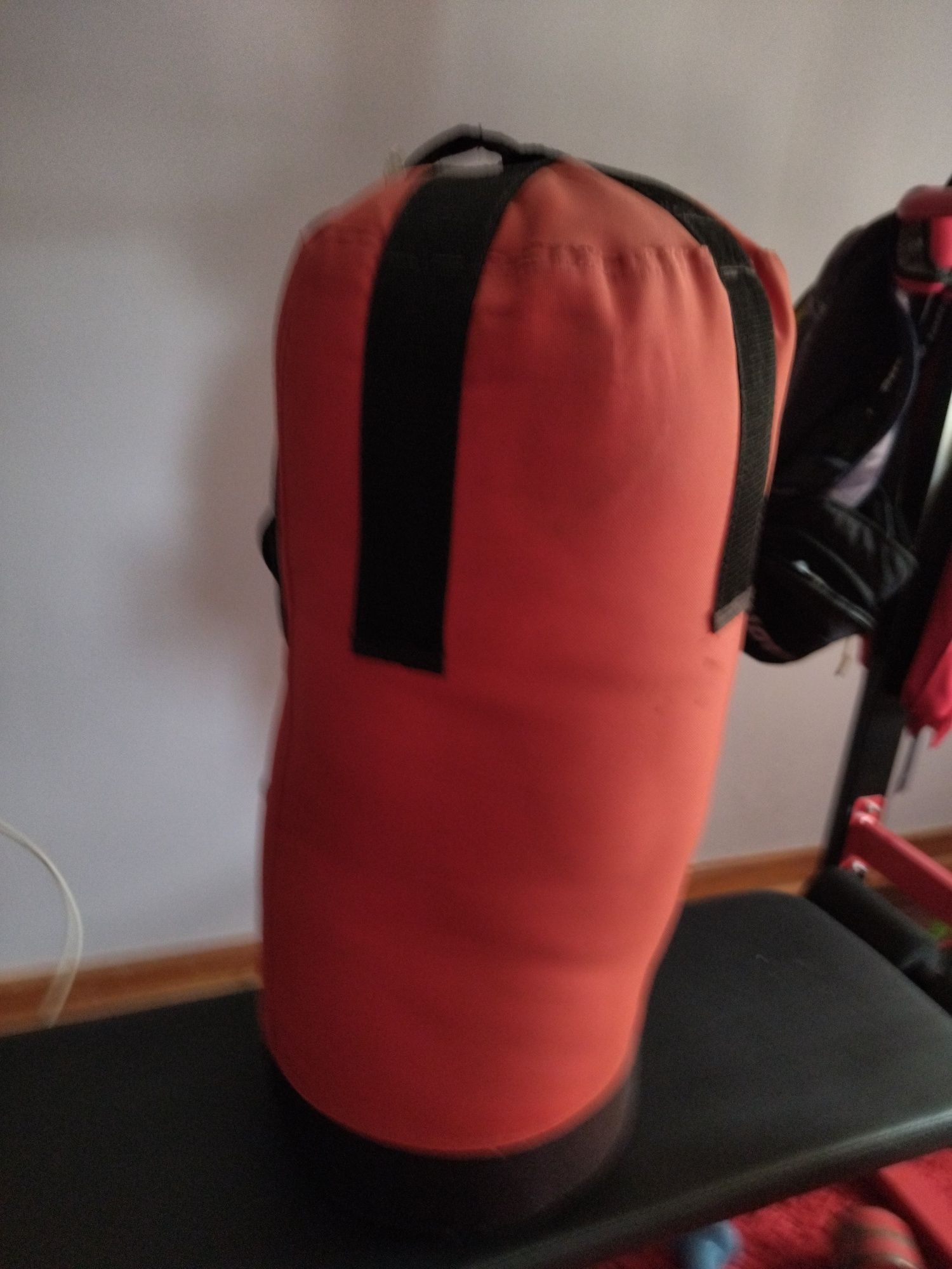 Saco de boxe usado