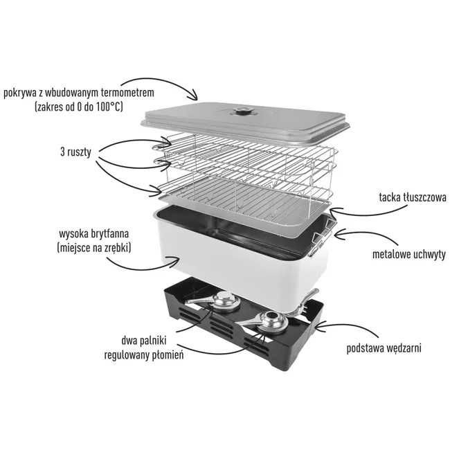 Wędzarnia balkonowa 20l Browin 330006