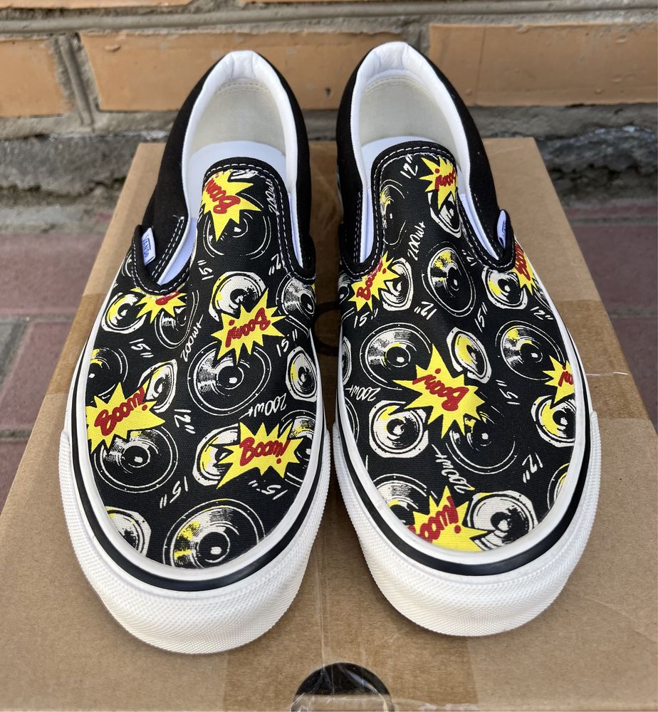 Слипоны vans rock boom, кеды, кроссовки 42.5