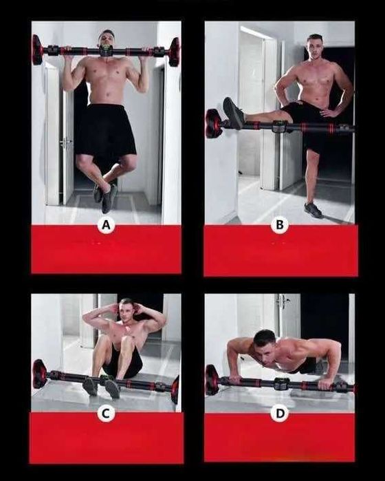 Турнік настінний розсувний 2в1 / Турник раздвижной для дома на стену