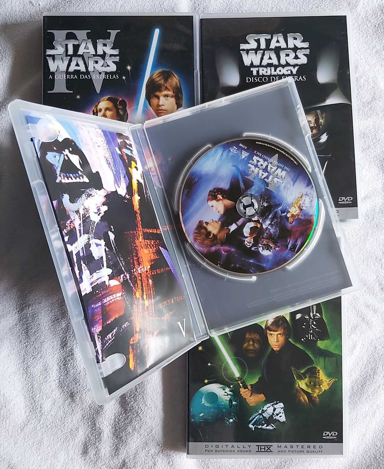 Dvd Star Wars trilogy IV/V/VI Edição Especial