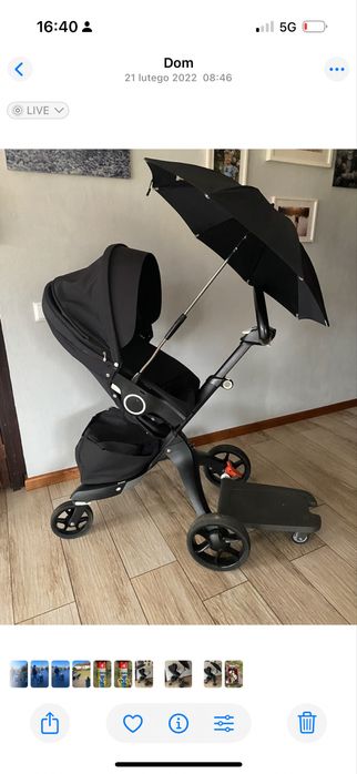 Wózek Stokke Xplore czarny