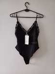 Czarne body koronkowe Zara rozmiar M