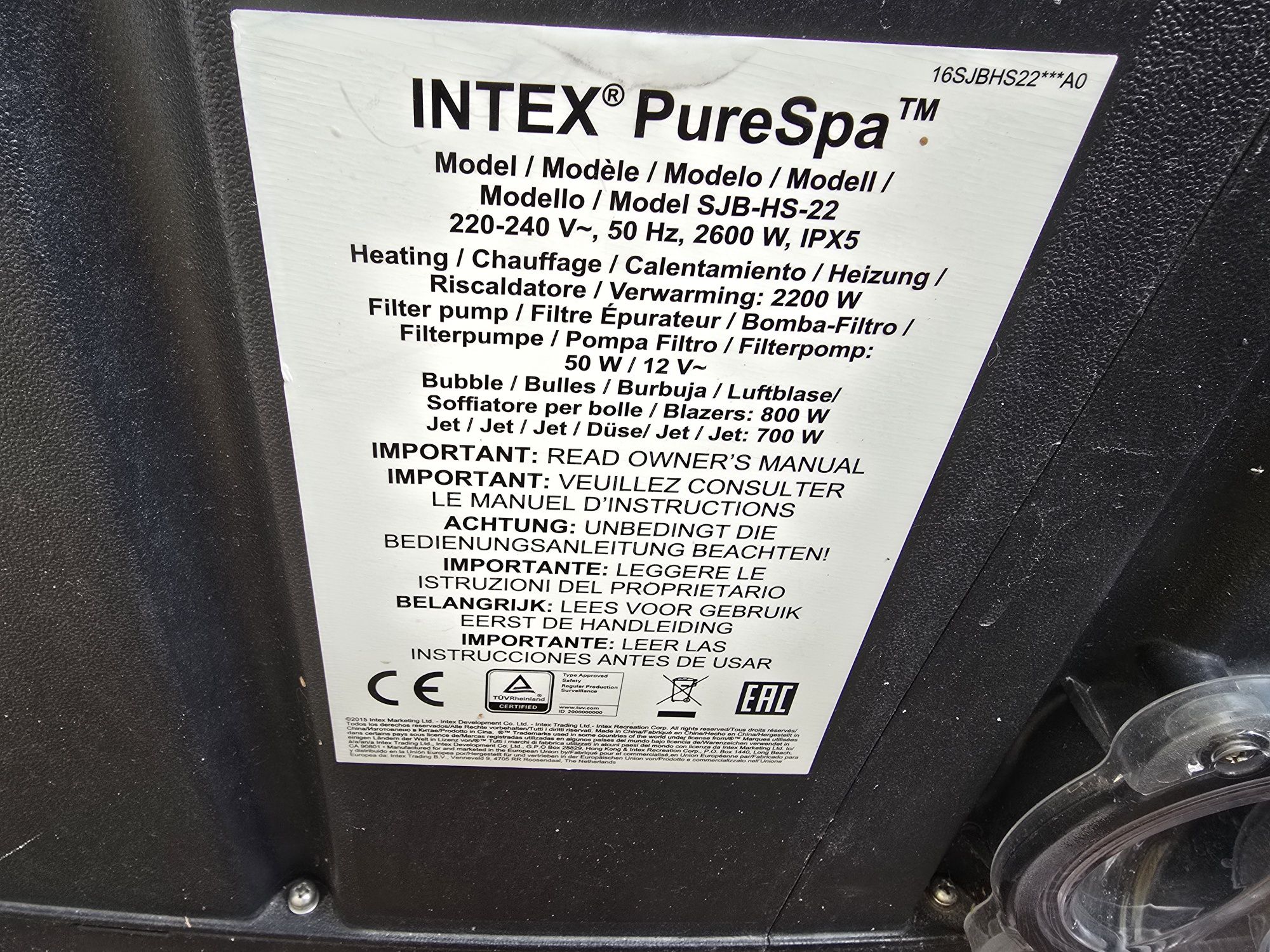 Jacuzzi INTEX PURE SPA 6 osobowe