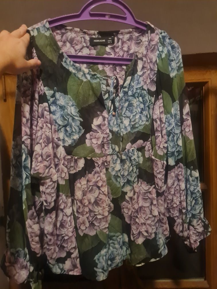 Blusas de senhora padrão flores e leopardo - ferrache