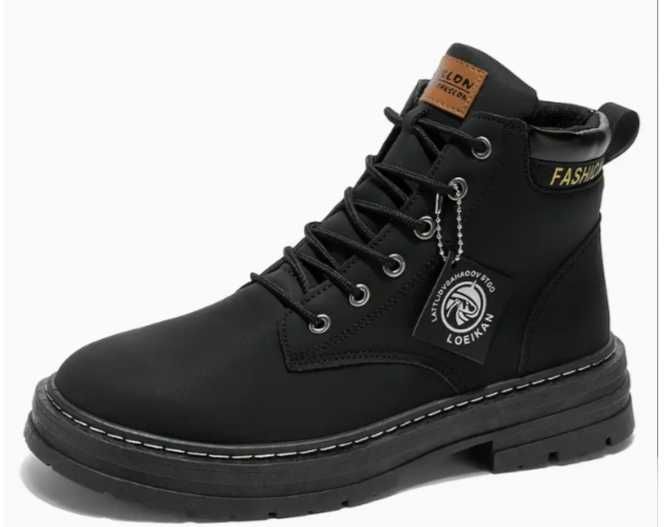 Чоловічі всесезонні вуличні черевики, шнурівка, амортизуюча устілка