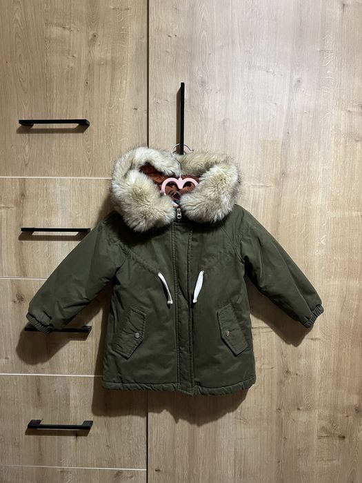 Стильова парка (куртка) ZARA у відмінному стані на дівчинку 2-3 роки