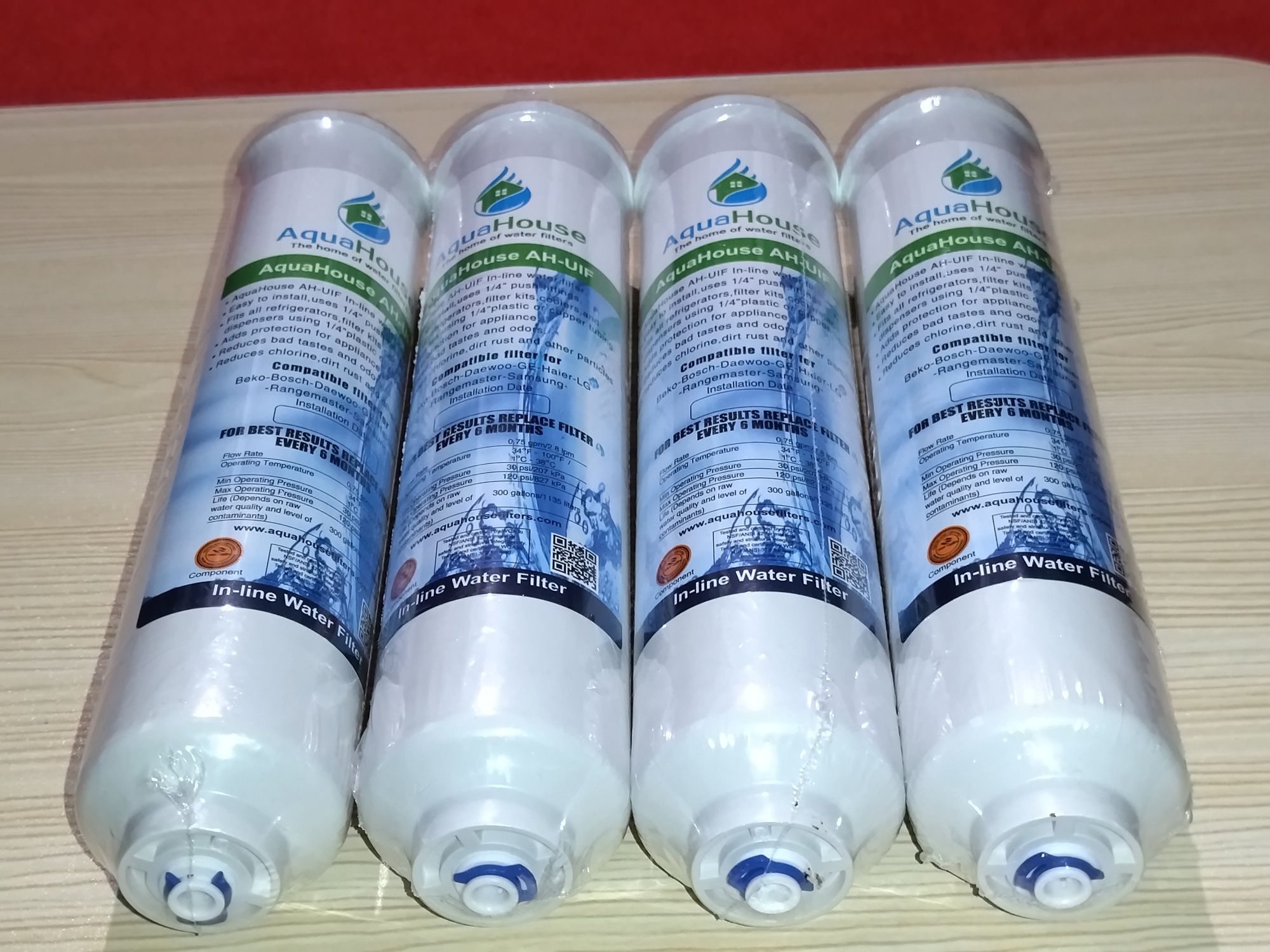 Фільтр ¼" для води AquaHouse для холодильників з рефрижерацією води