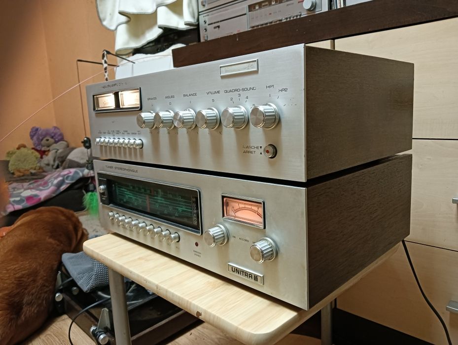 Unitra wersja na eksport wzmacniacz i radio