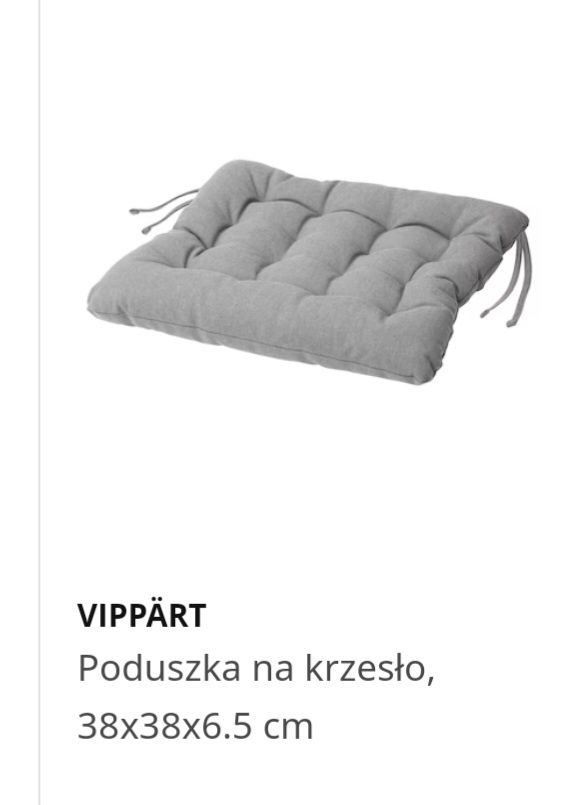 Poduszki na krzesło 4 szt