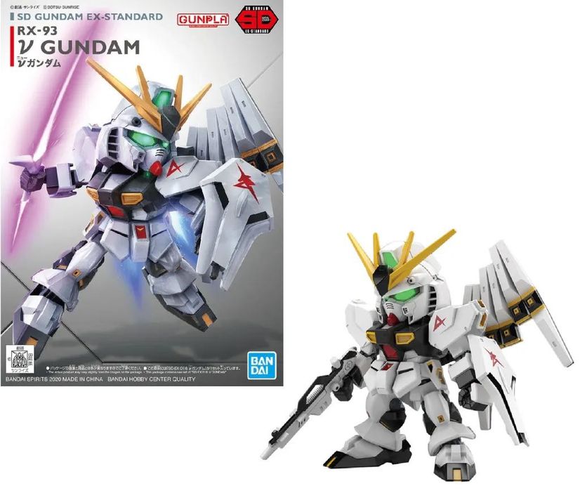 Bundle SD Gundam – RX-93 ν Gundam + MSN-04 Sazabi –  Selados / Japão