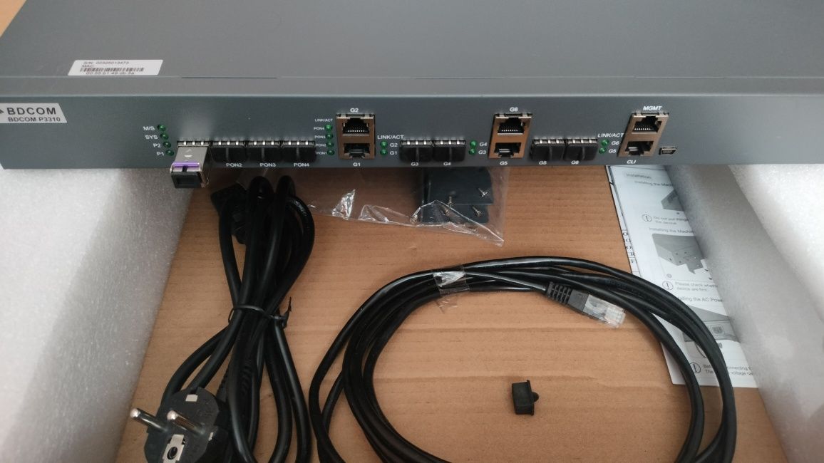 Коммутатор Gepon OLT BDCOM P3310D
