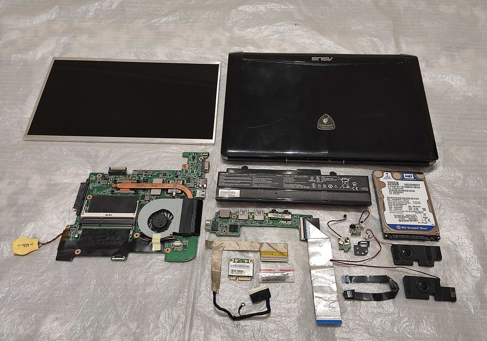 Разборка Ноутбука – ASUS Eee PC 1011/1015/1016/1215N (Lamborghini VX6)