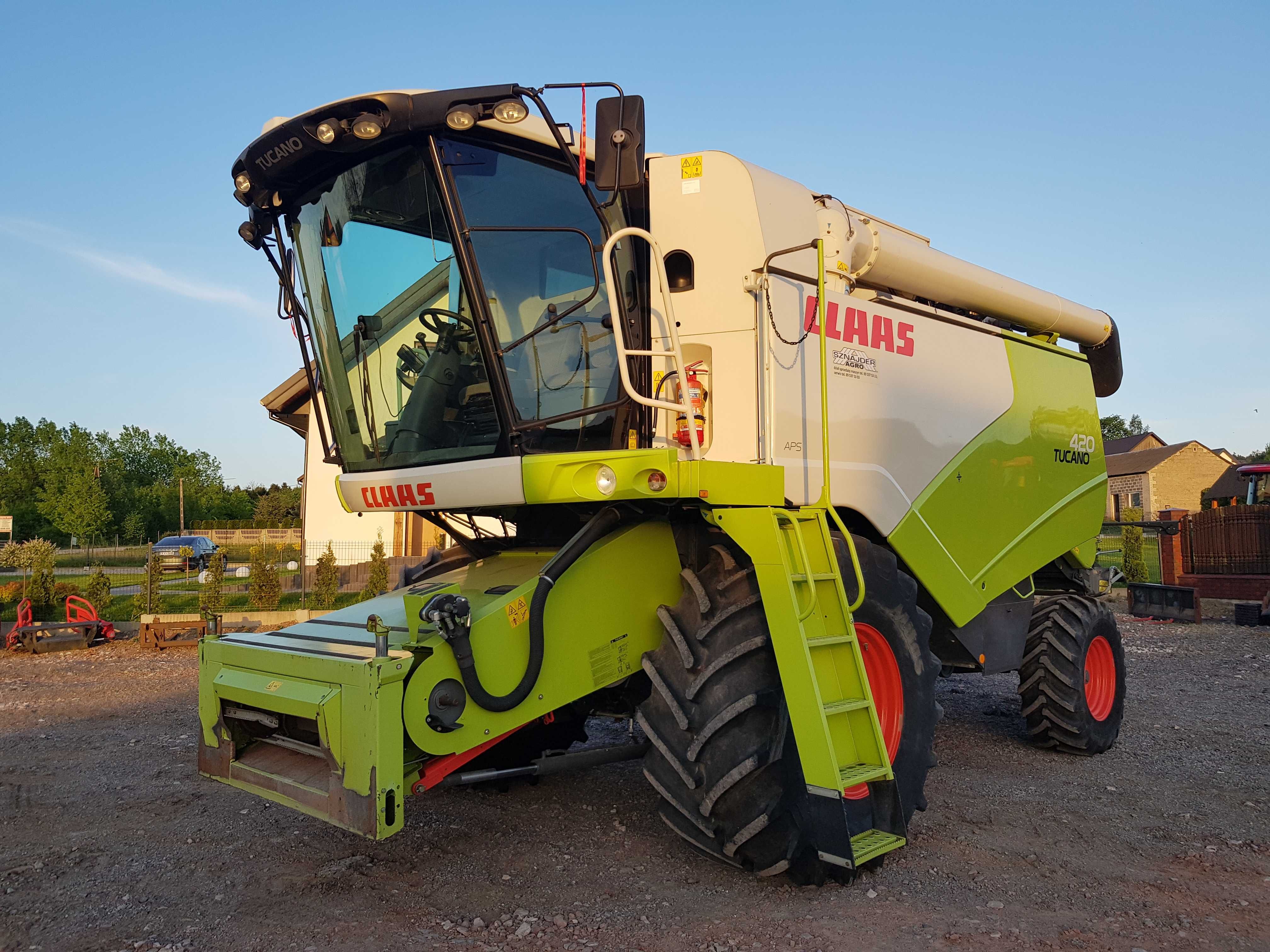 Claas Tucano 420 APS 842H 2015ROK SALON POLSKA