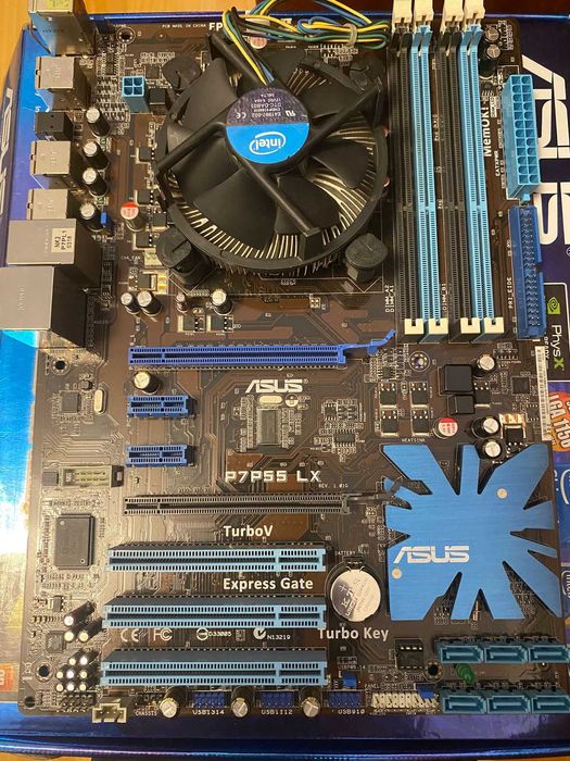 Motherboard Asus com CPU i5 3.5 GHz e RAM DDR3 12GB 1333 MHz