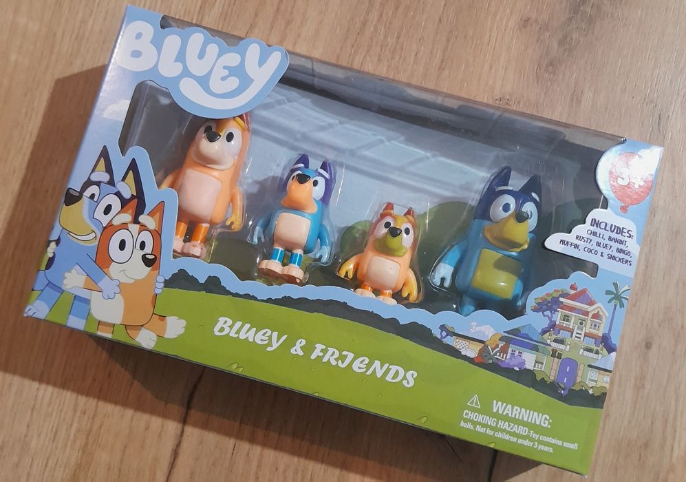 Bluey & frjends sztywne figurki