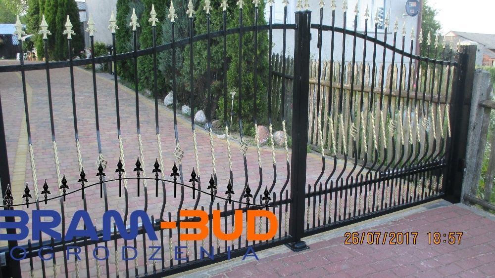 bramy kute ogrodzenia balustrady automatyka bram