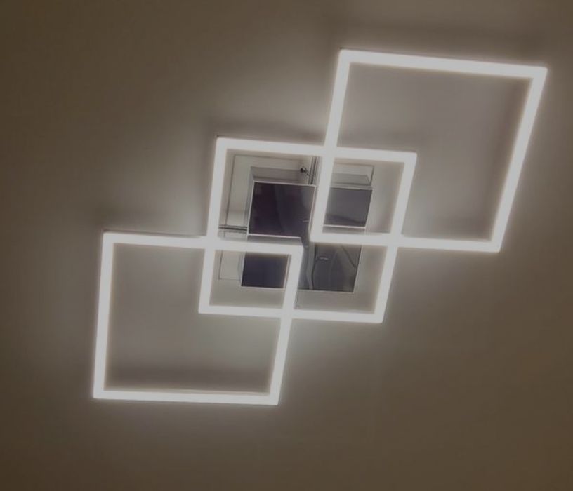 Lampa sufitowa Plafon LED PINETO chrom 42W