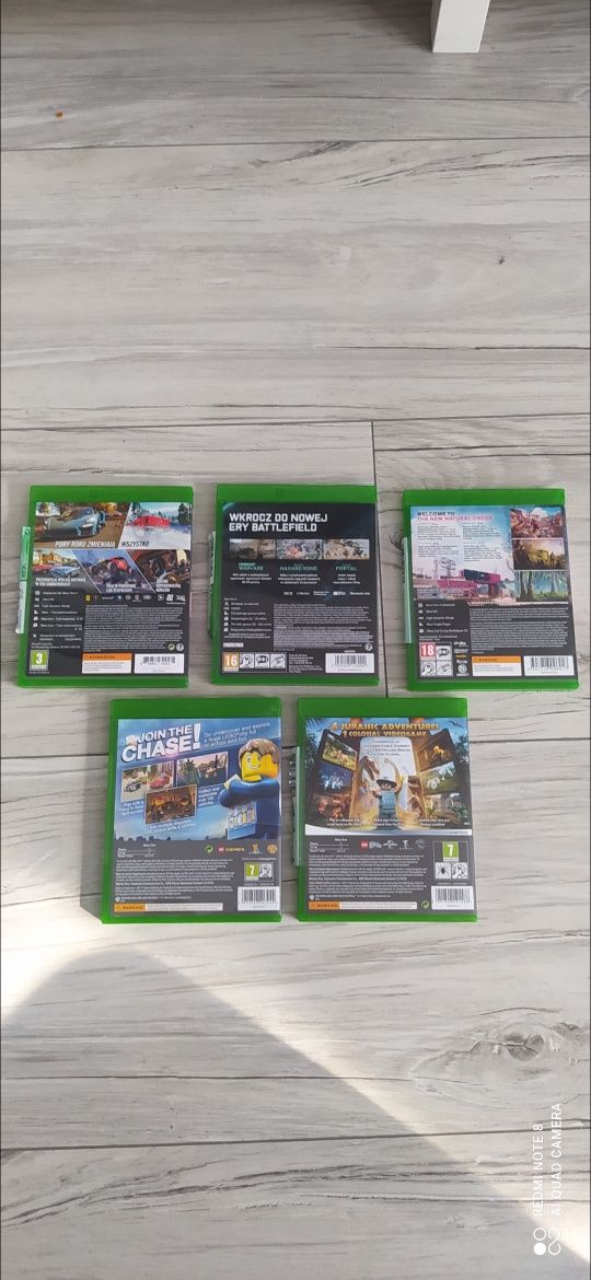 Gry Xbox 5 szt. Battlefield 2042 , Forza horizon 4, farcry new dawn...