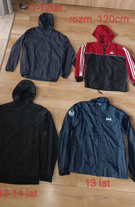 Kurtki chłopięce różne rozmiary