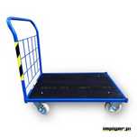 Polski wózek transportowy ROMEK K-1 platformowy 100x60cm