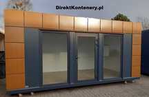Pawilon handlowy kontener biurowy 18m2 z WC