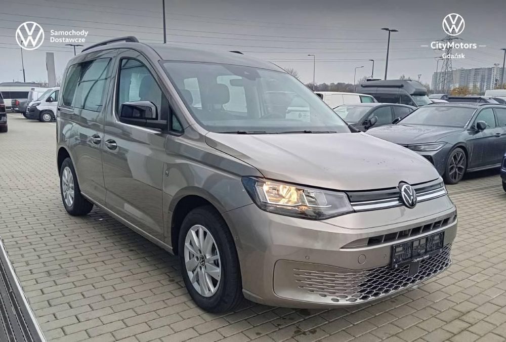 Volkswagen Caddy Caddy 7DSG 122KM pakiet zima aktywny ACC fotele AGR czujniki OD RĘKI