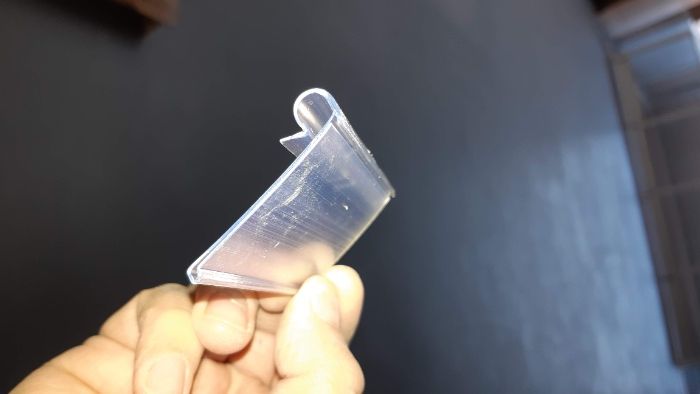 Etiqueta Porta-Preços PVC transparente - Baixa de preço!!
