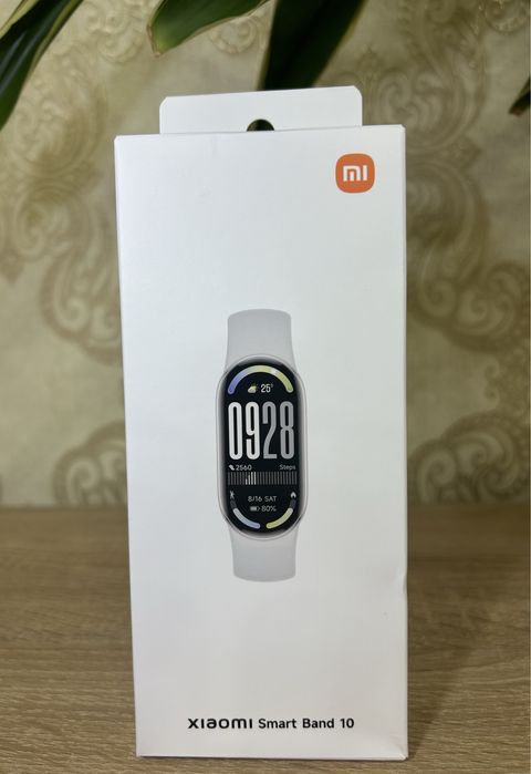 Новий фітнес-браслет Xiaomi Smart Band 10 Silver Глобальна версія