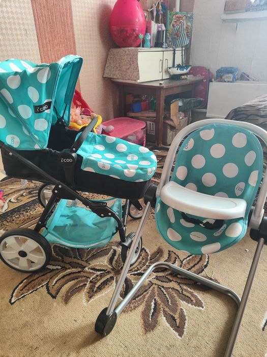 Дитячий іграшковий візочок, детская коляска