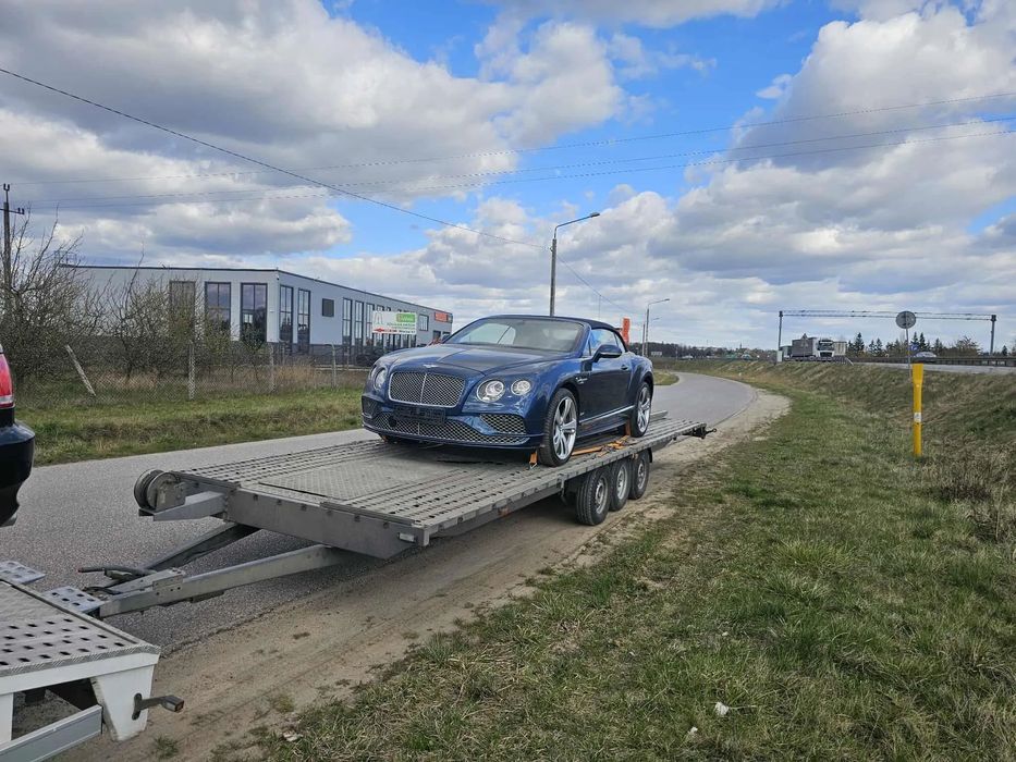 Boro laweta  Laweta na dwa auta, przyczepa Boro