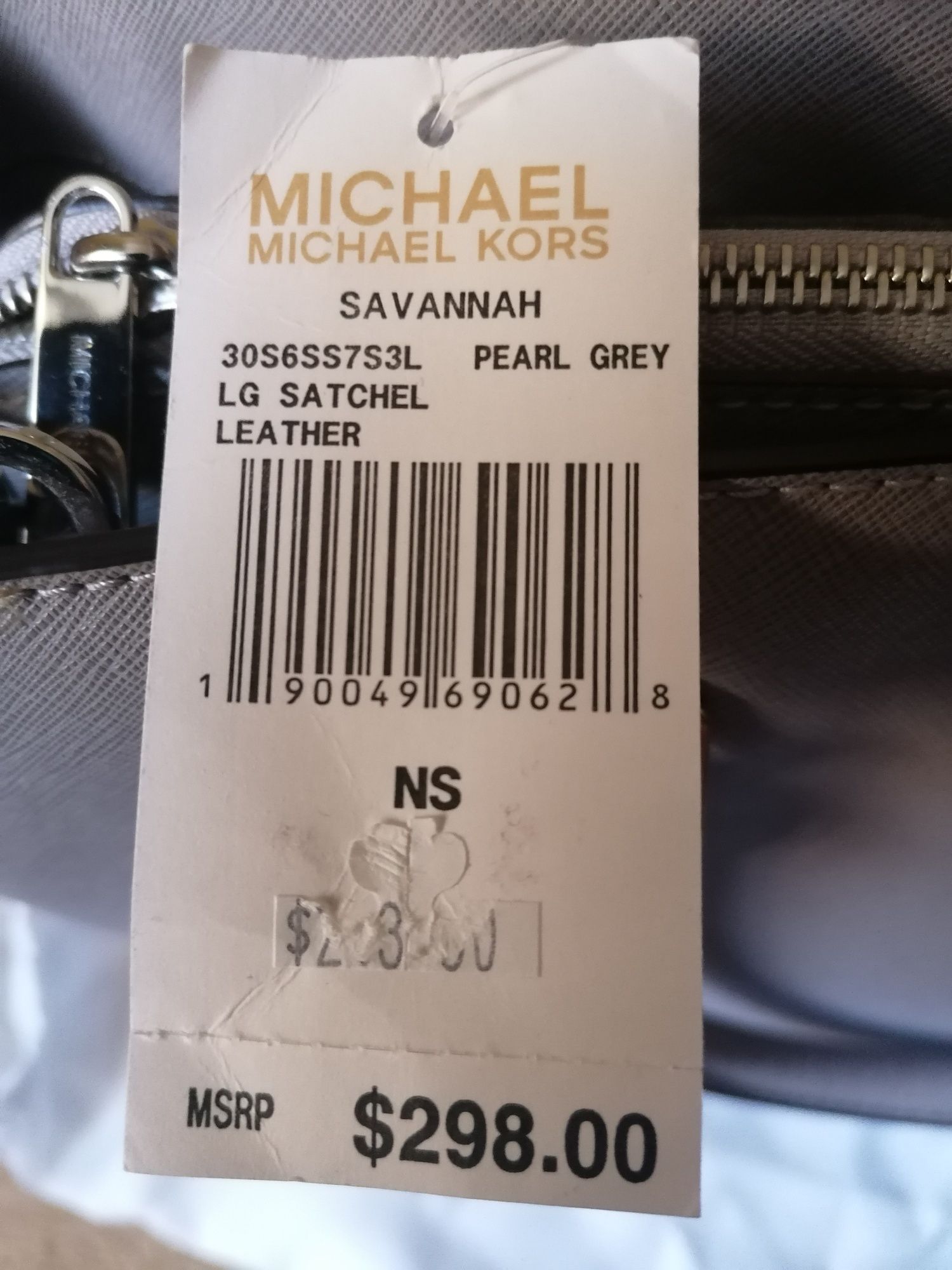 Torebka Michael Kors Savanah Pear Grey