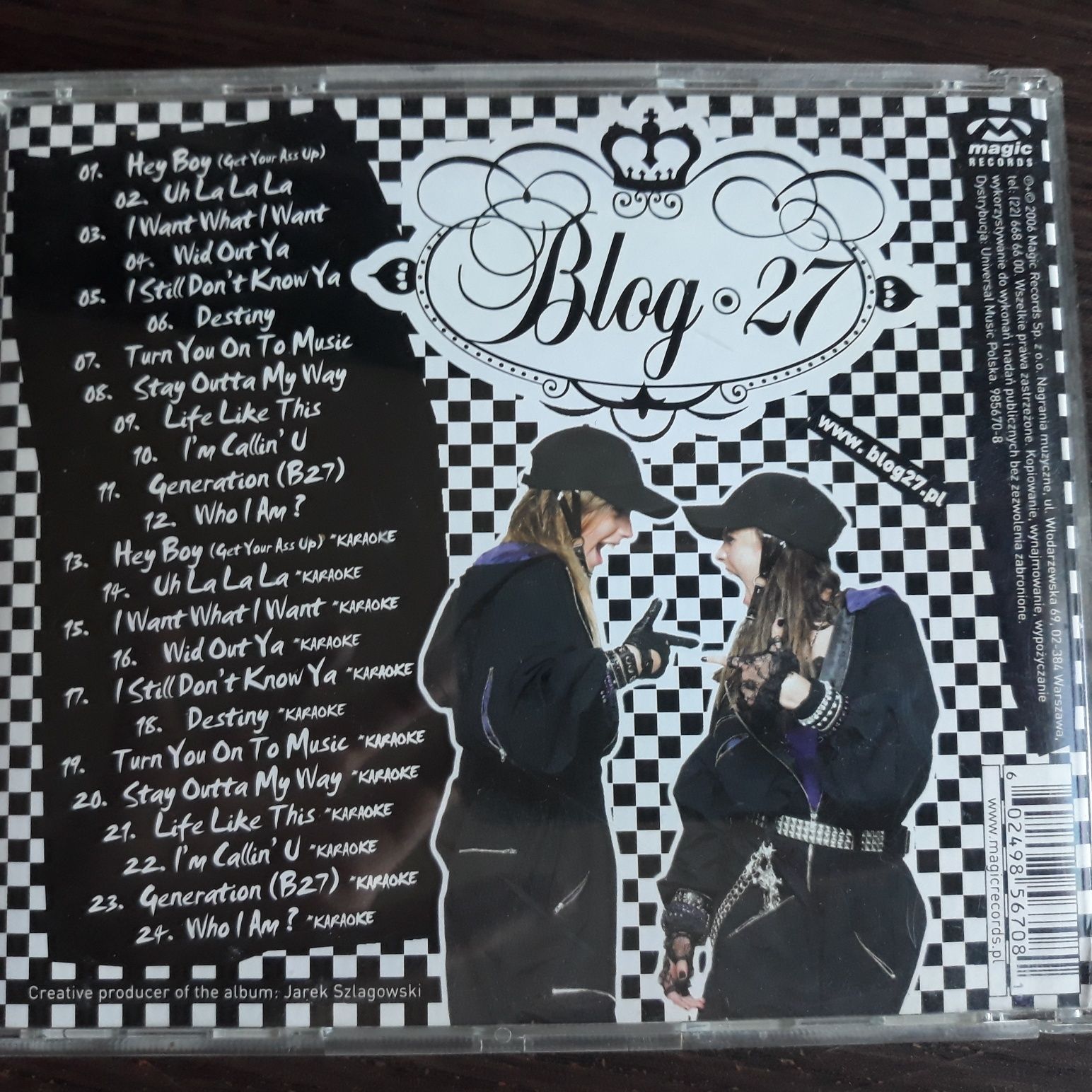Płyta CD zespołu Blog 27