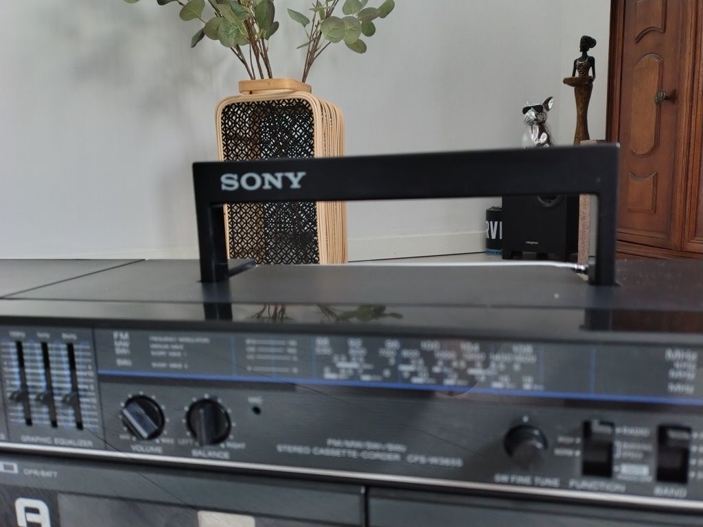 Sony CFS 365S Radiomagnetofon stereofoniczny, vintage piękny stan