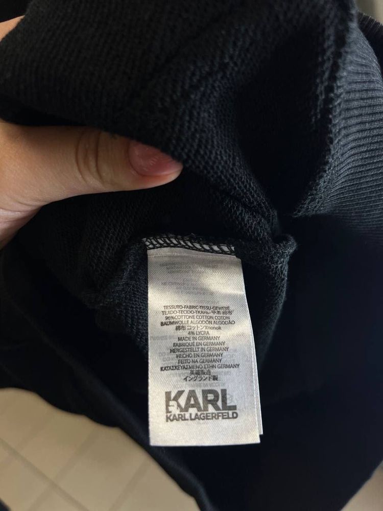 САМАЯ НИЗКАЯ цена в Украине Женское худи чёрное Karl Lagerfeld